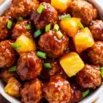 Spicy Hawaiian Crockpot Meatballs Recipe