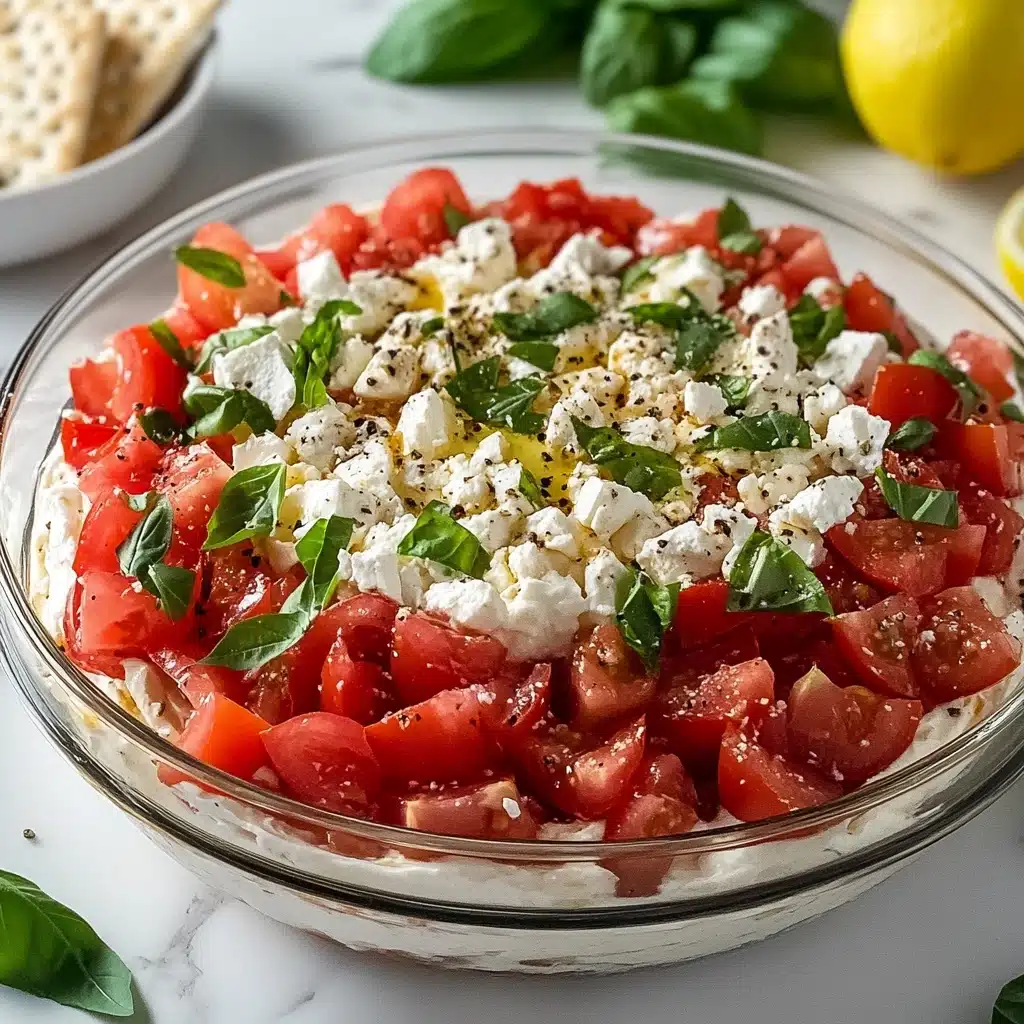 Creamy Feta Bruschetta Dip Recipe - Recipe Image