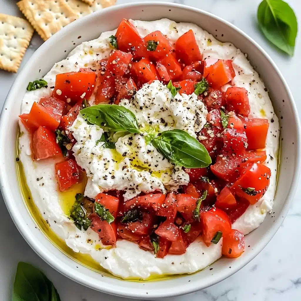 Creamy Feta Bruschetta Dip Recipe - Recipe Image