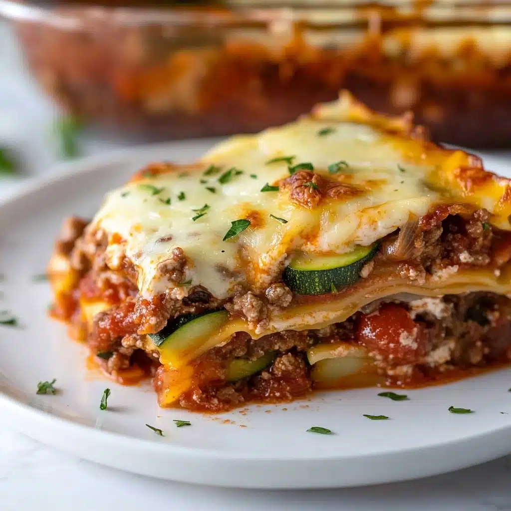 Zesty Zucchini Beef Casserole Recipe - Recipe Image