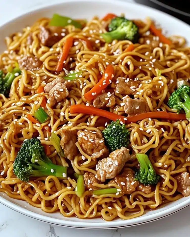 Savory Chicken Ramen Stir Fry Recipe