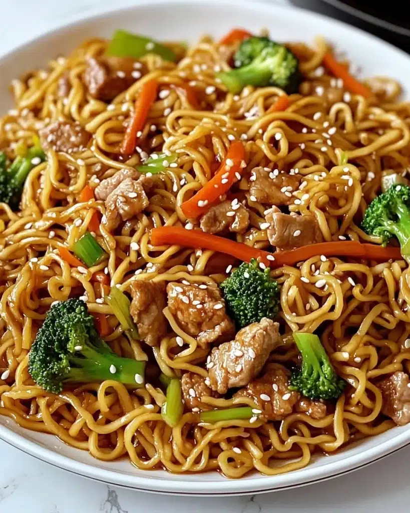 Savory Chicken Ramen Stir Fry Recipe