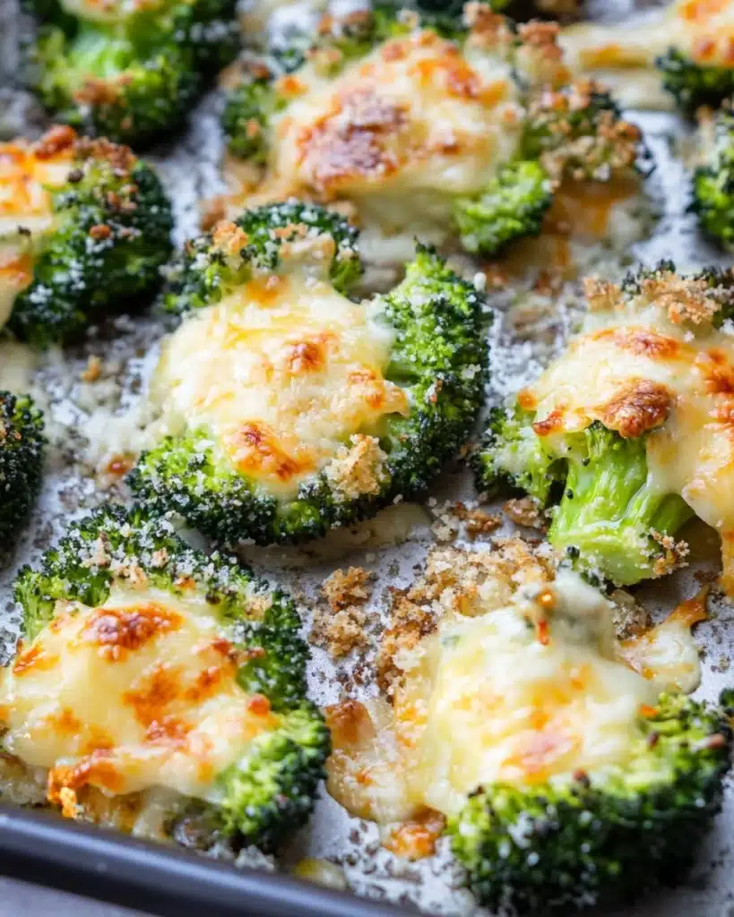 Smashed Broccoli with Parmesan Recipe