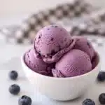 3-Ingredient No-Churn Blueberry Ice Cream Recipe