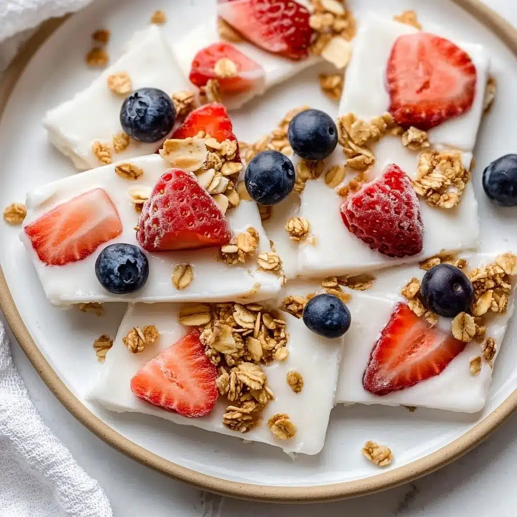 Frozen Yogurt Bark Recipe - Recipe Image