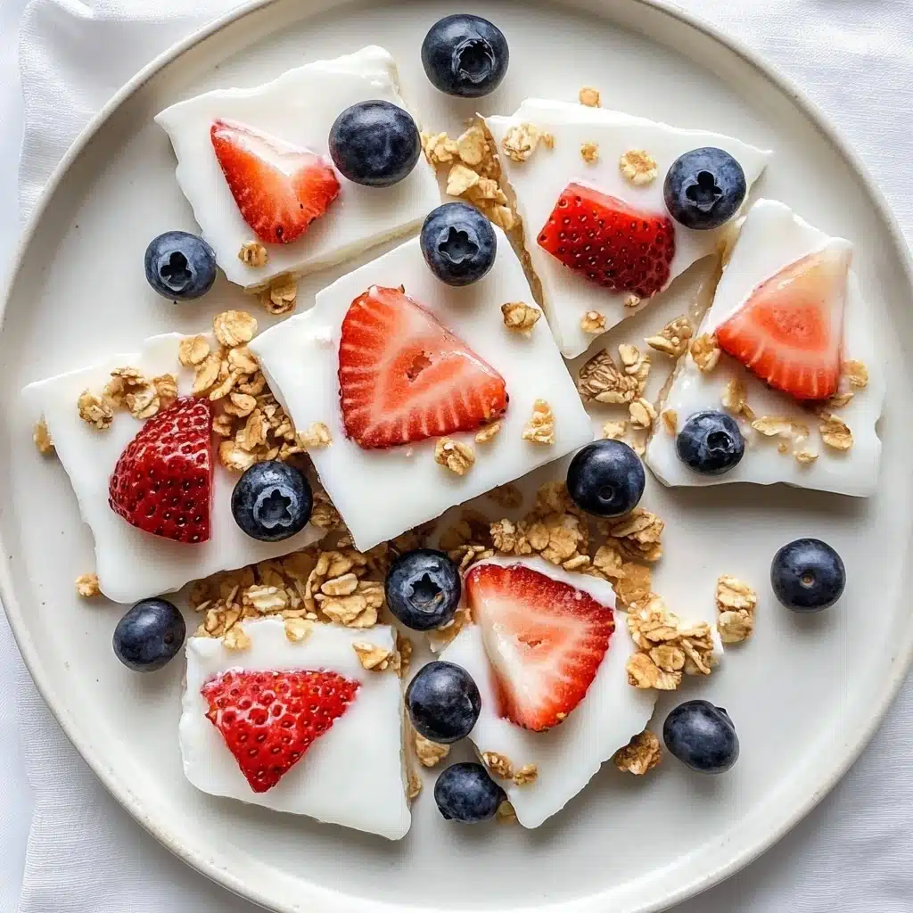 Frozen Yogurt Bark Recipe - Recipe Image