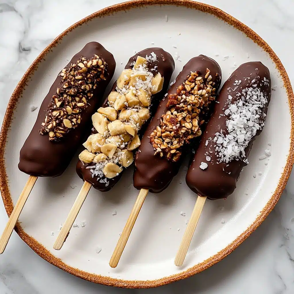 Chocolate Covered Banana Pops Recipe - Recipe Image
