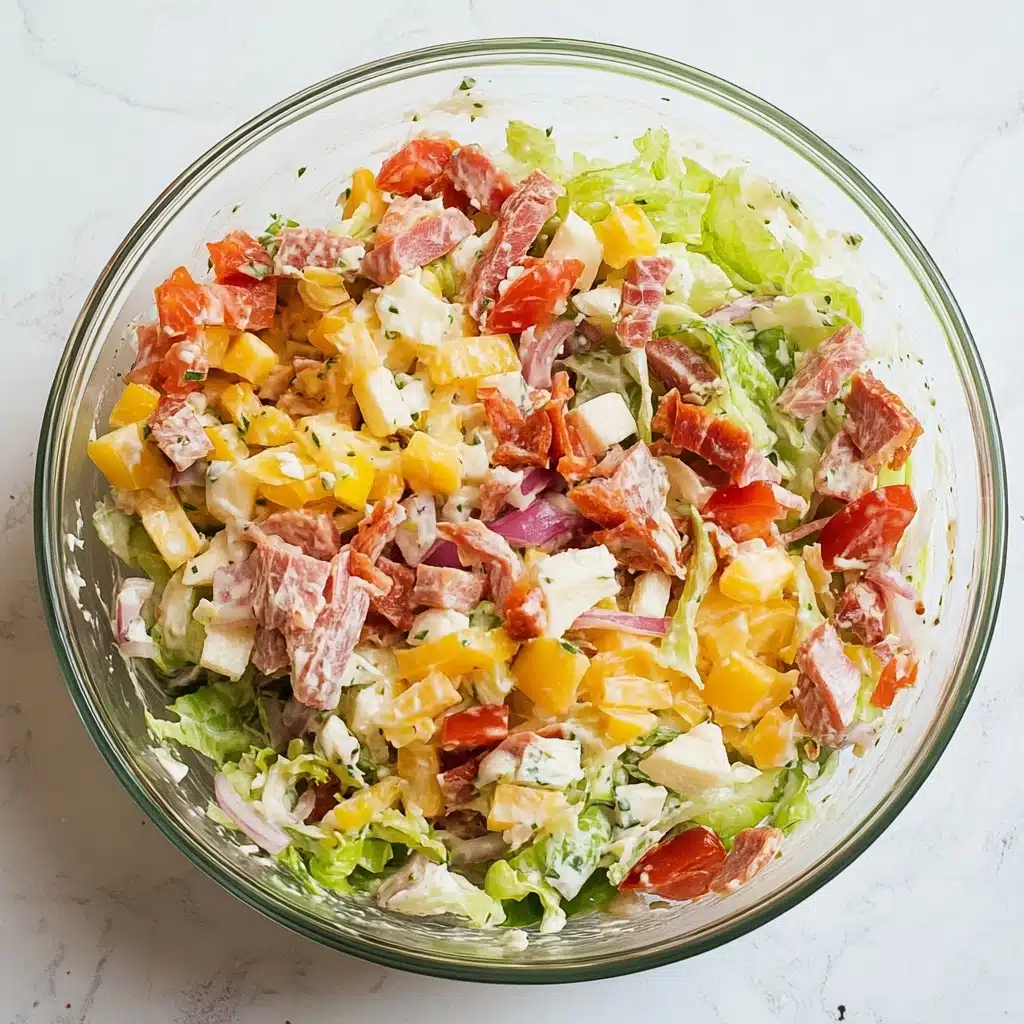 Italian Grinder Salad Recipe - Recipe Image