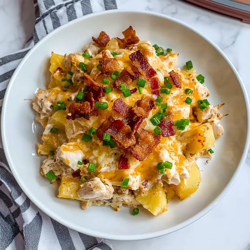 Loaded Potato Ranch Chicken Casserole Recipe - Recipe Image