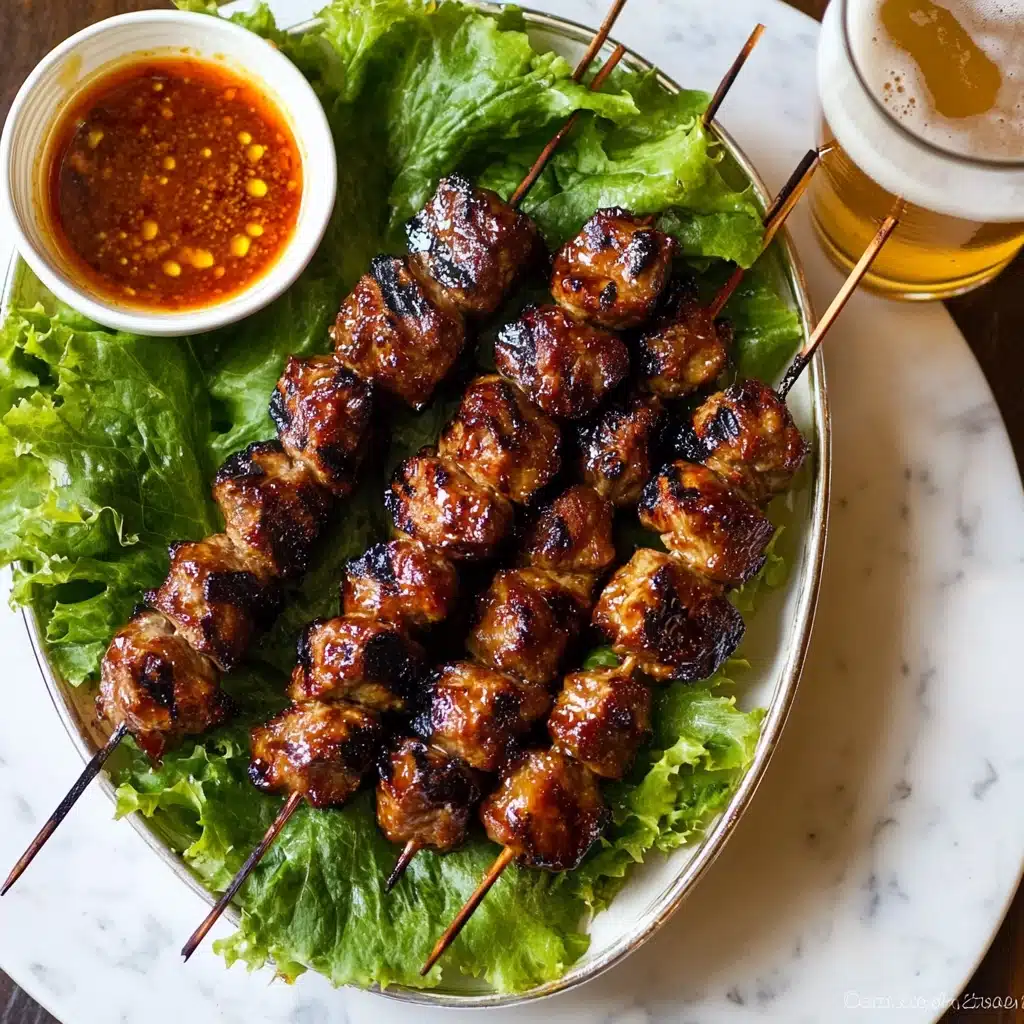 Grilled Thai Coconut Chicken Skewers Recipe - Recipe Image