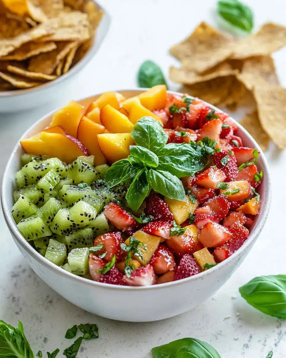 Fruit Salsa with Cinnamon Chips Recipe