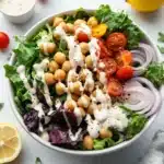Green Salad with Lemon Tahini Dressing Recipe