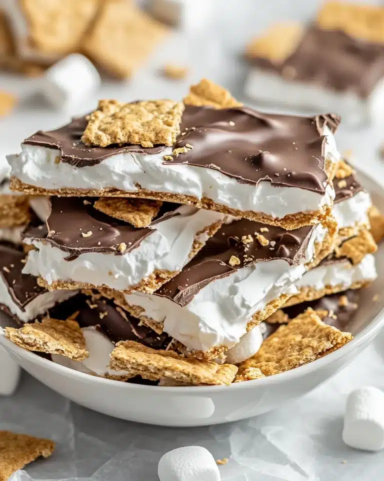S’mores Chocolate Bark Recipe