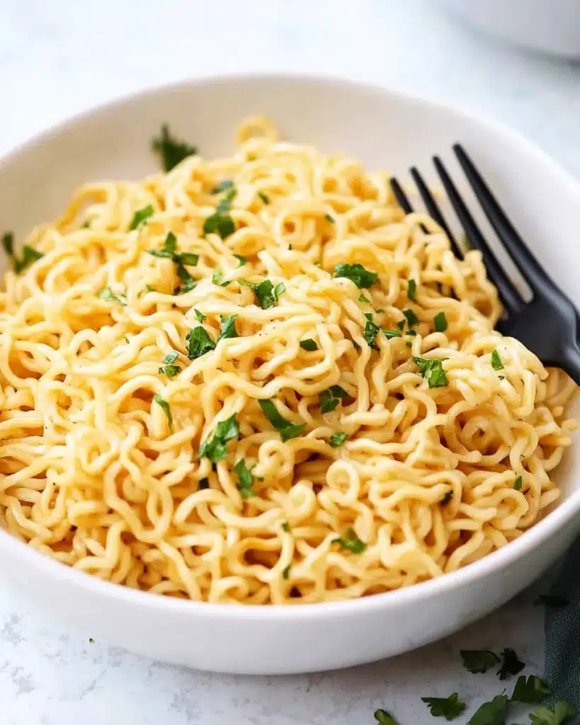 Garlic Butter Ramen Noodles Recipe