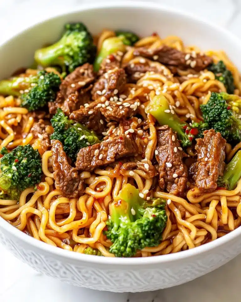Beef and Broccoli Ramen Stir Fry Recipe