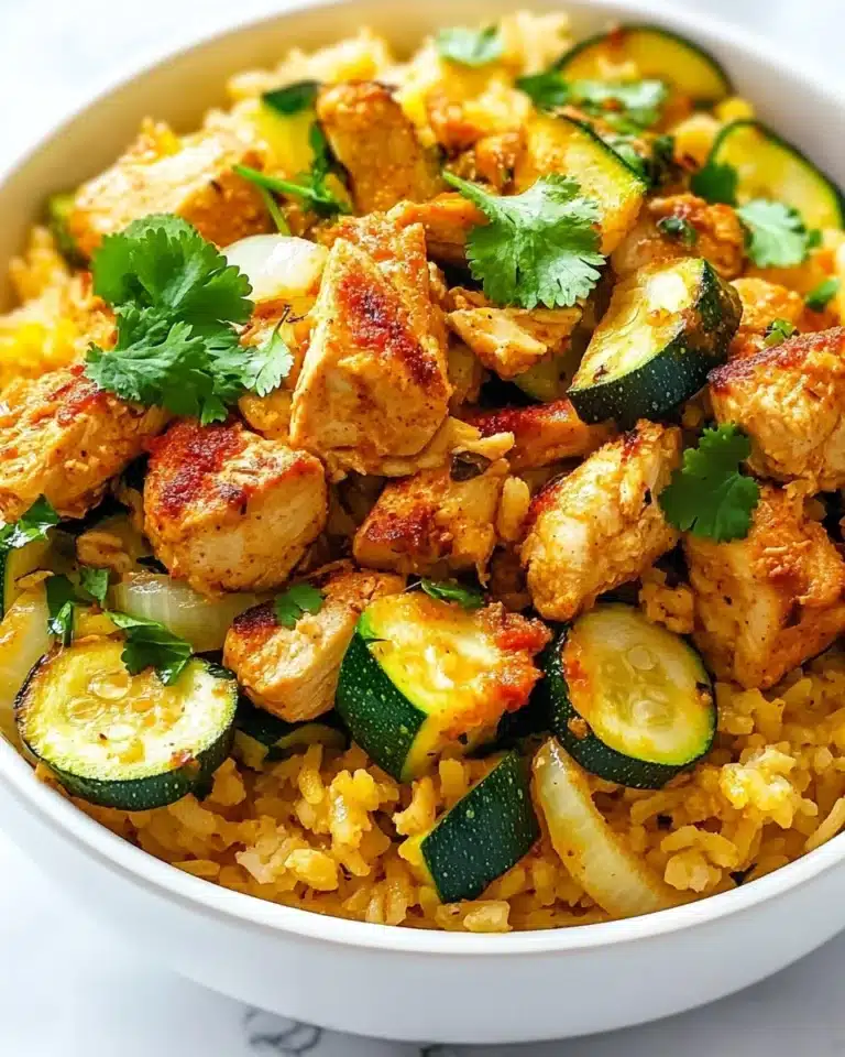 Easy Baked Chicken and Zucchini Recipe