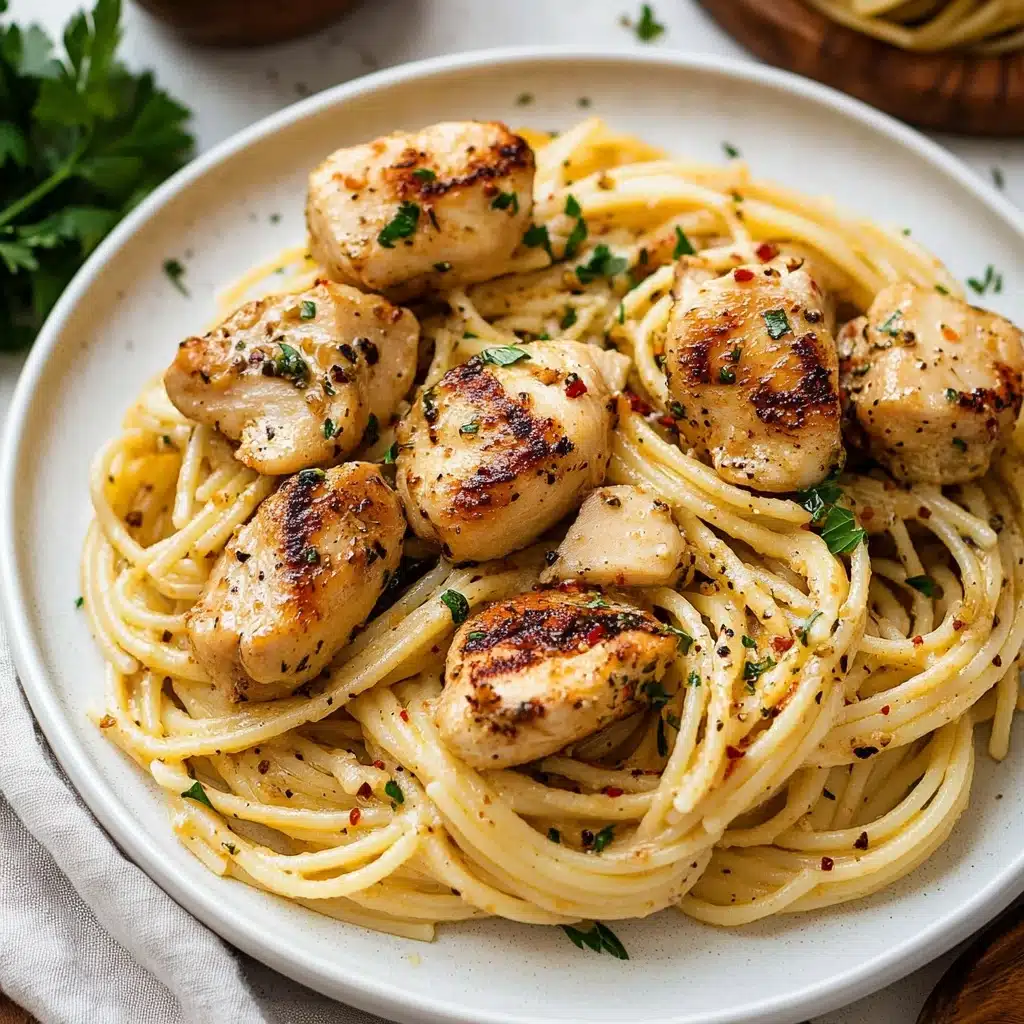 Cowboy Butter Chicken Linguine Recipe - Recipe Image