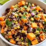 Roasted Sweet Potato Black Bean Quinoa Salad Recipe