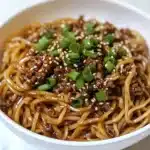Mongolian Ground Beef Noodles Recipe