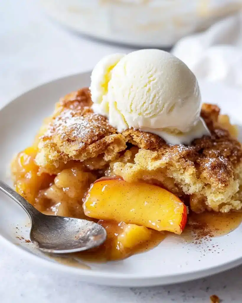 Easy Peach Cobbler Recipe
