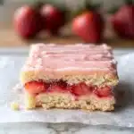 Strawberry Lemon Blondies Recipe