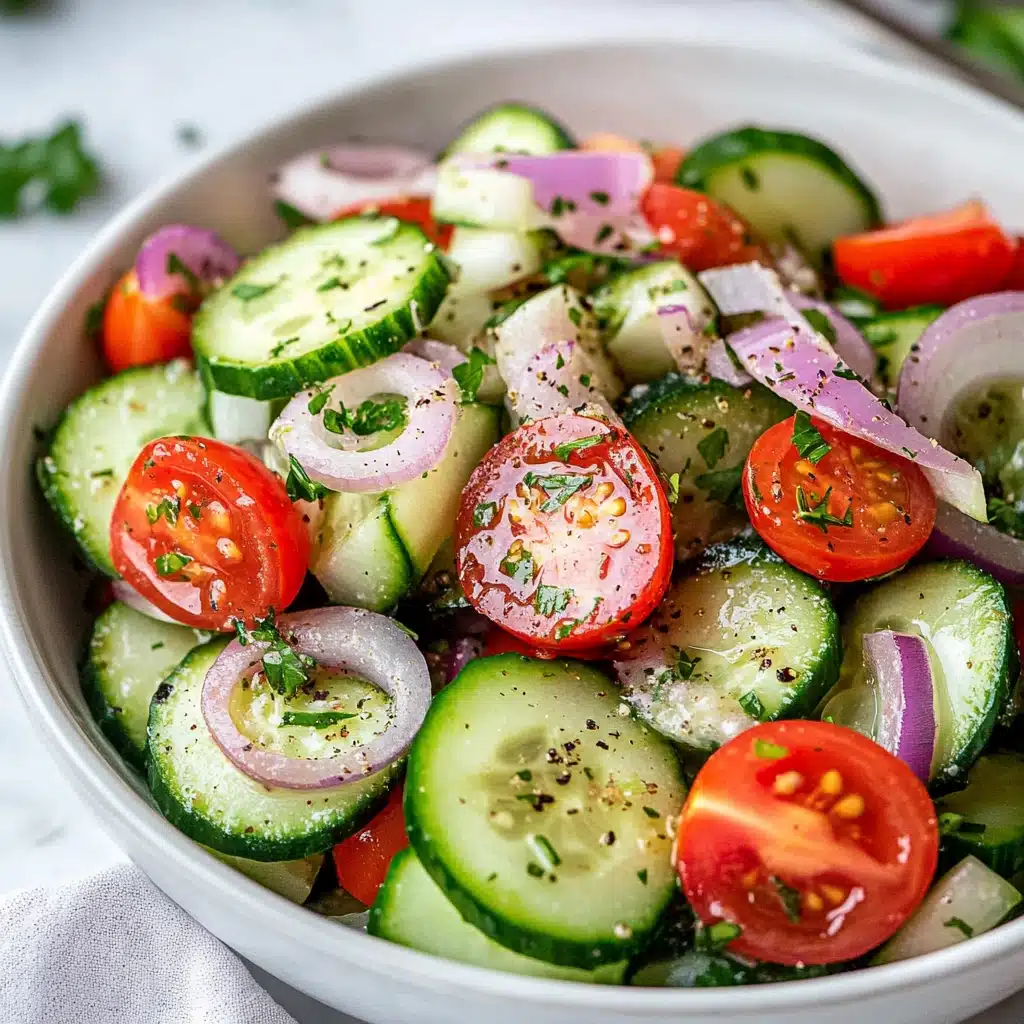 Cucumber Tomato Salad Recipe - Recipe Image