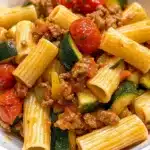 Rigatoni with Sausage, Tomatoes, and Zucchini Recipe