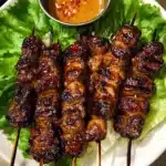 Grilled Thai Coconut Chicken Skewers Recipe