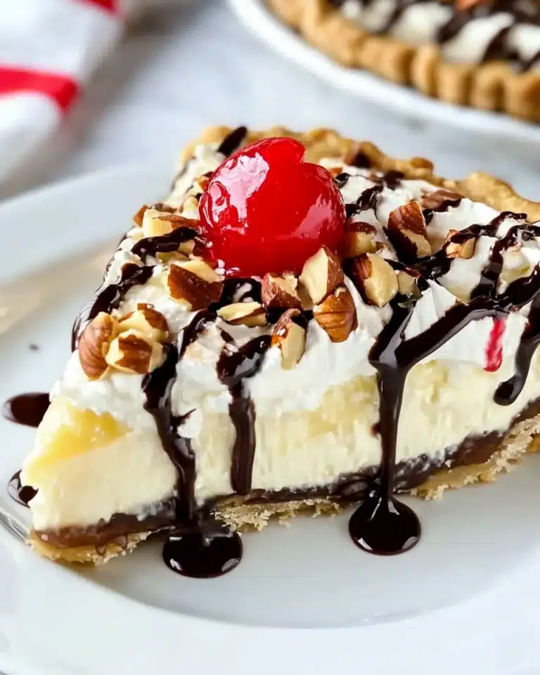 Banana Split Pie Recipe