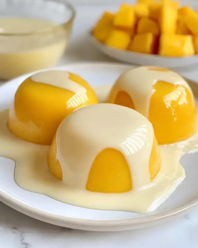 Easy Simple Mango Pudding Recipe