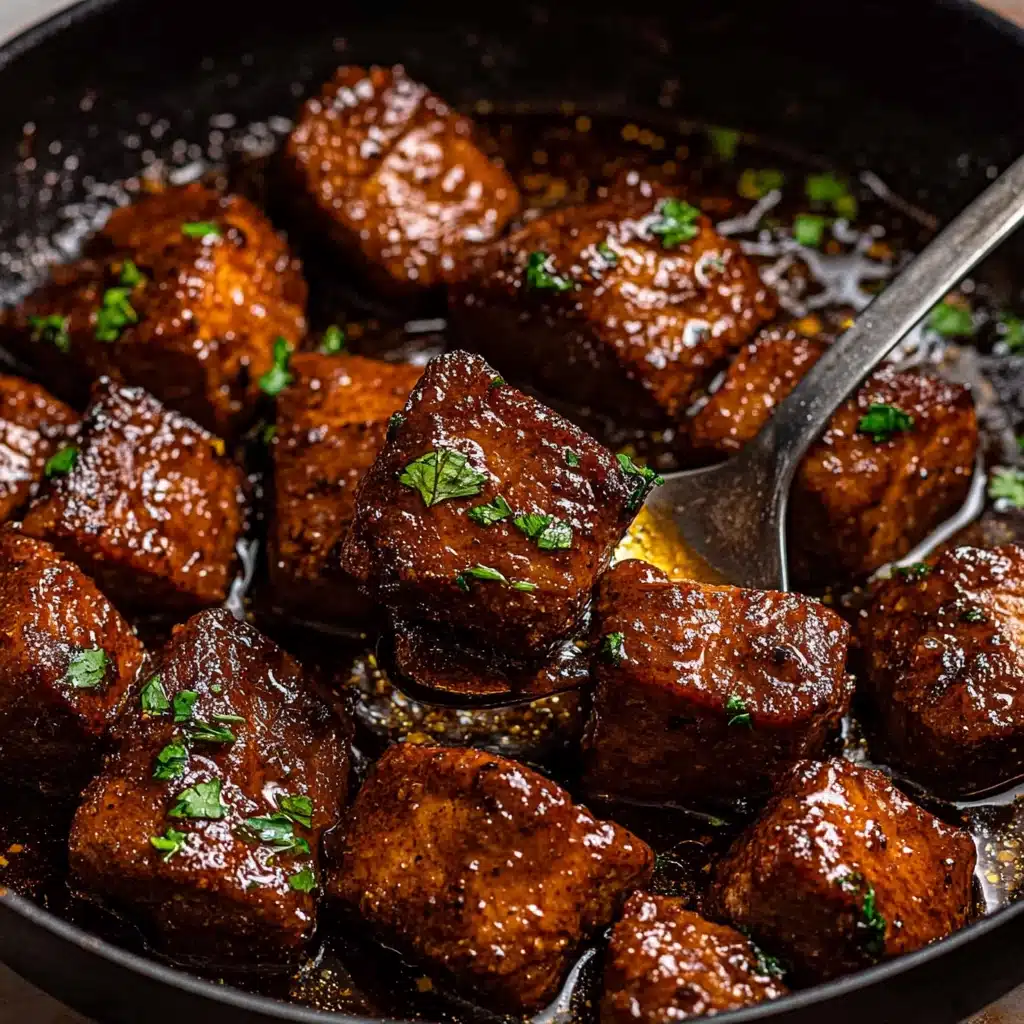 Cajun Garlic Butter Steak Bites Recipe - Recipe Image