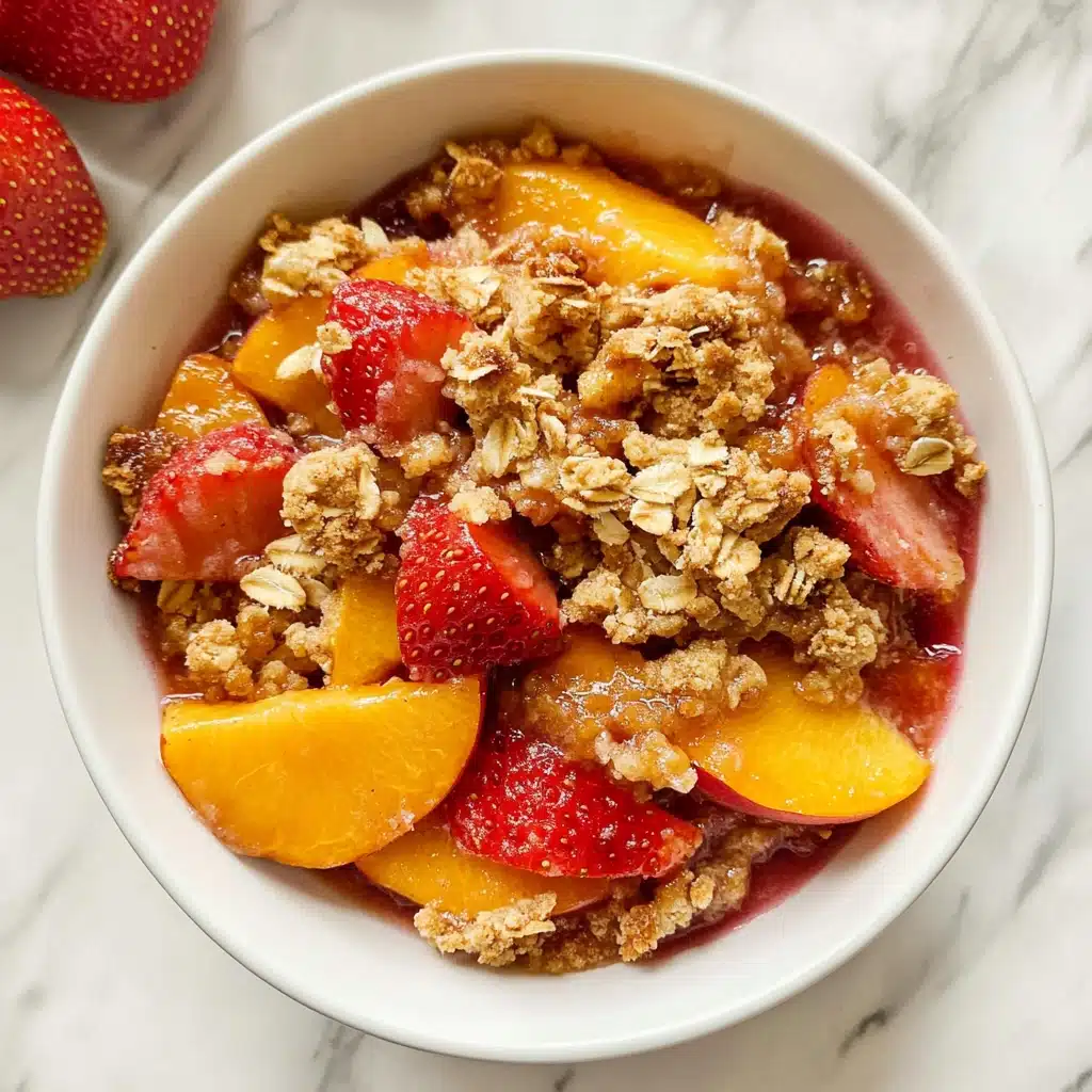 Strawberry Peach Crisp Recipe - Recipe Image
