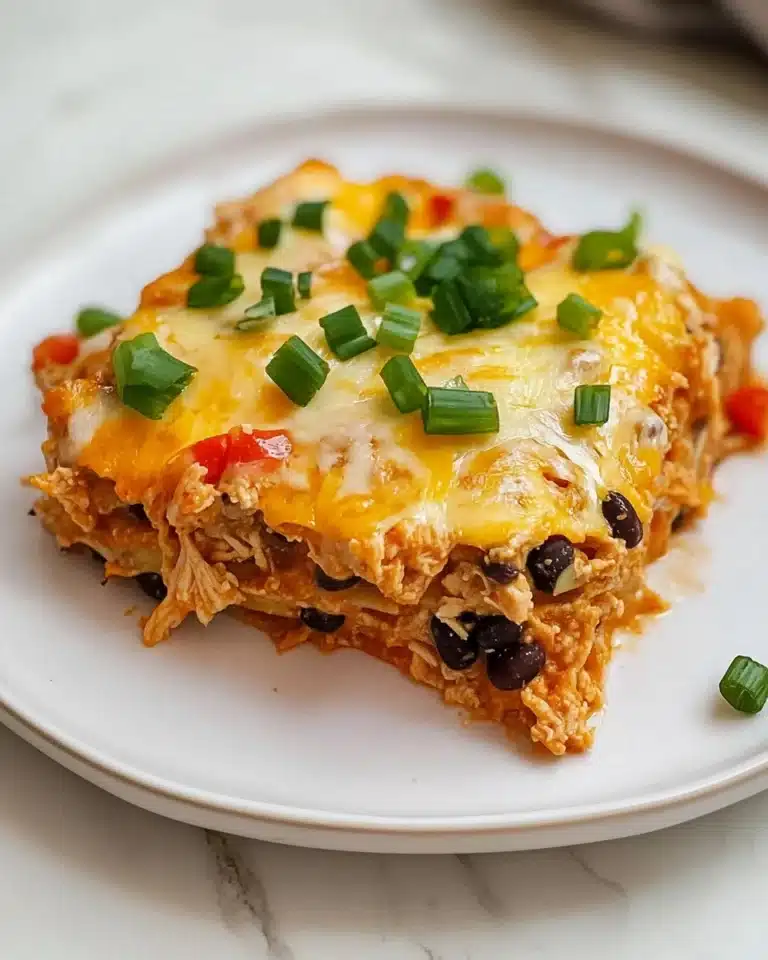 Healthy Chicken Taco Casserole Recipe