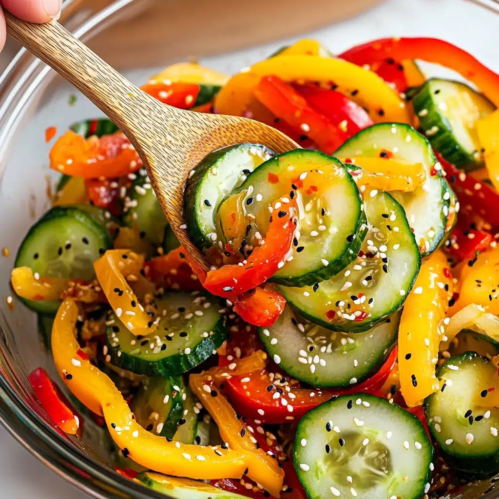 Cucumber and Sweet Pepper Salad Recipe - Recipe Image
