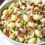 Creamy Bacon and Pea Pasta Salad Recipe