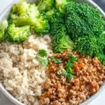 Sweet & Spicy Ground Turkey & Broccoli Bowls Recipe