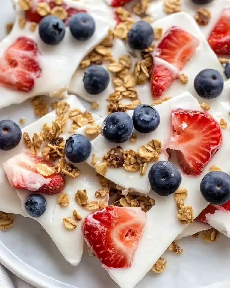 Frozen Yogurt Bark Recipe