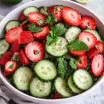 Cucumber Strawberry Salad Recipe
