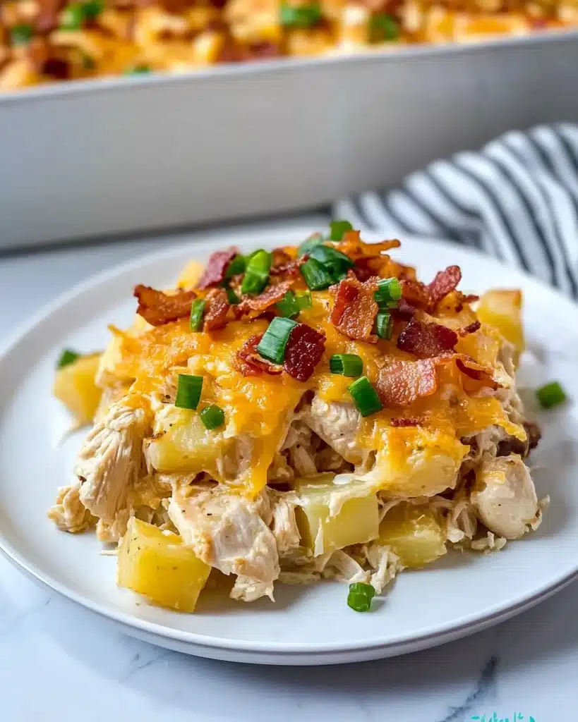 Loaded Potato Ranch Chicken Casserole Recipe