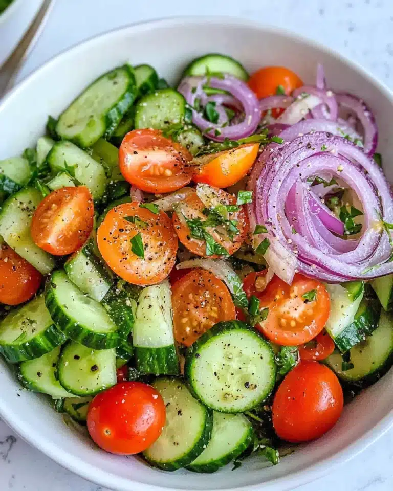 Cucumber Tomato Salad Recipe