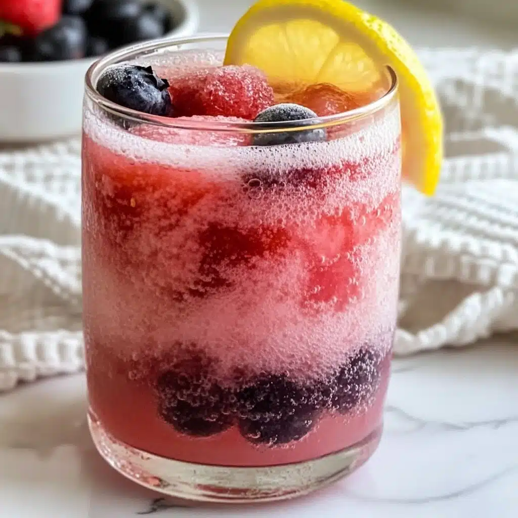 Strawberry Sparkler Mocktail Recipe - Recipe Image