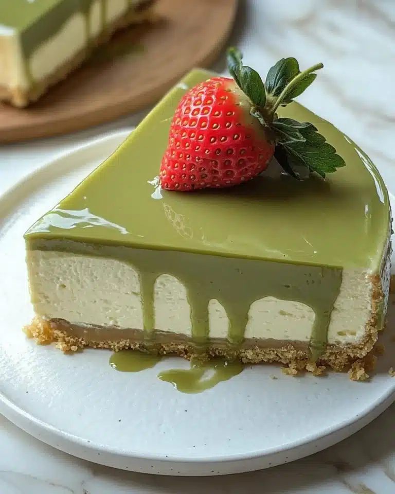No Bake Pistachio Cheesecake Recipe