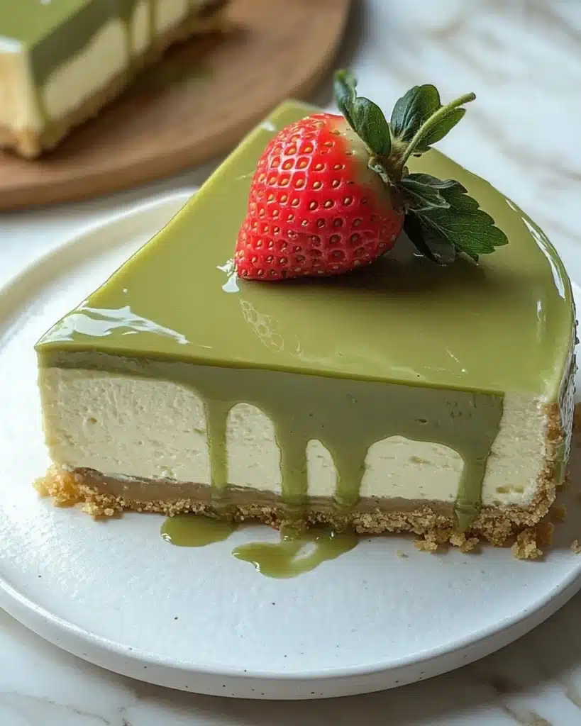 No Bake Pistachio Cheesecake Recipe