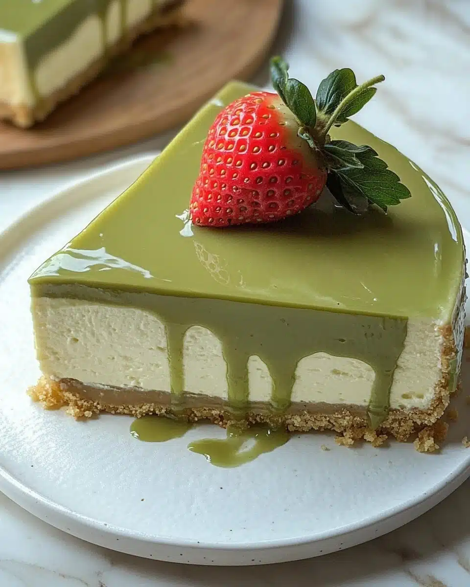 No Bake Pistachio Cheesecake Recipe