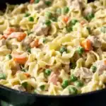 Chicken Pot Pie Noodle Skillet Recipe