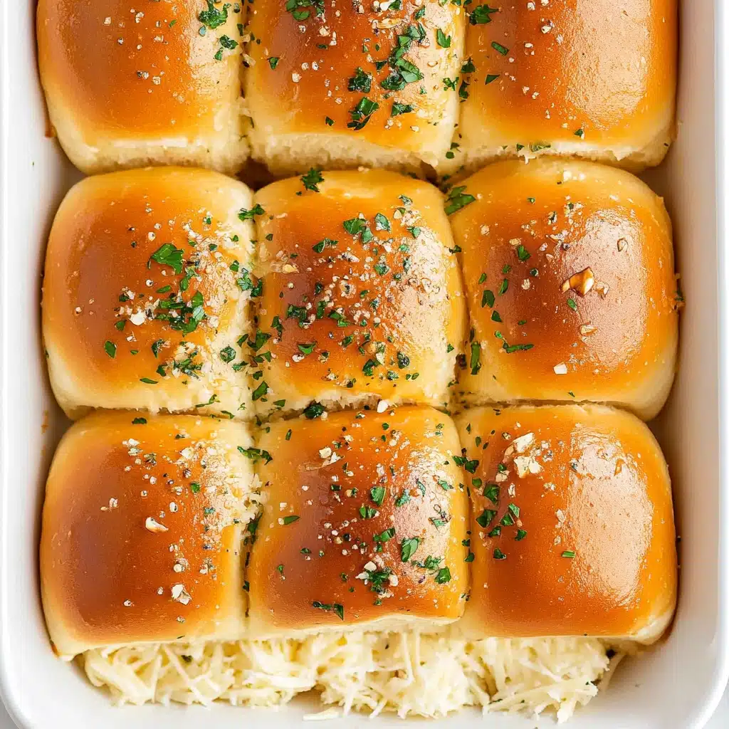 Cheesy Garlic Pesto Chicken Sliders Recipe - Recipe Image
