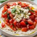 Creamy Feta Bruschetta Dip Recipe