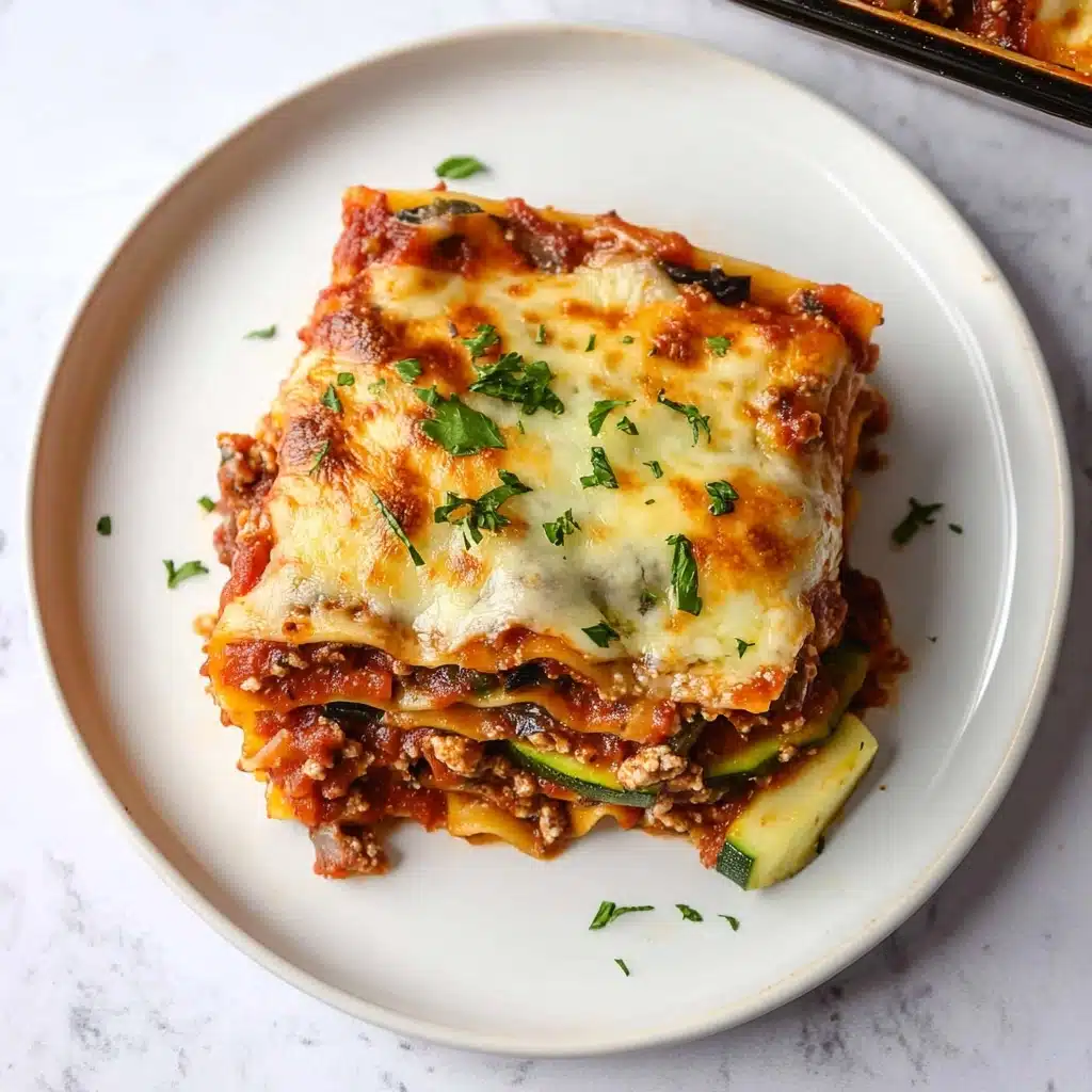 Zesty Zucchini Beef Casserole Recipe - Recipe Image