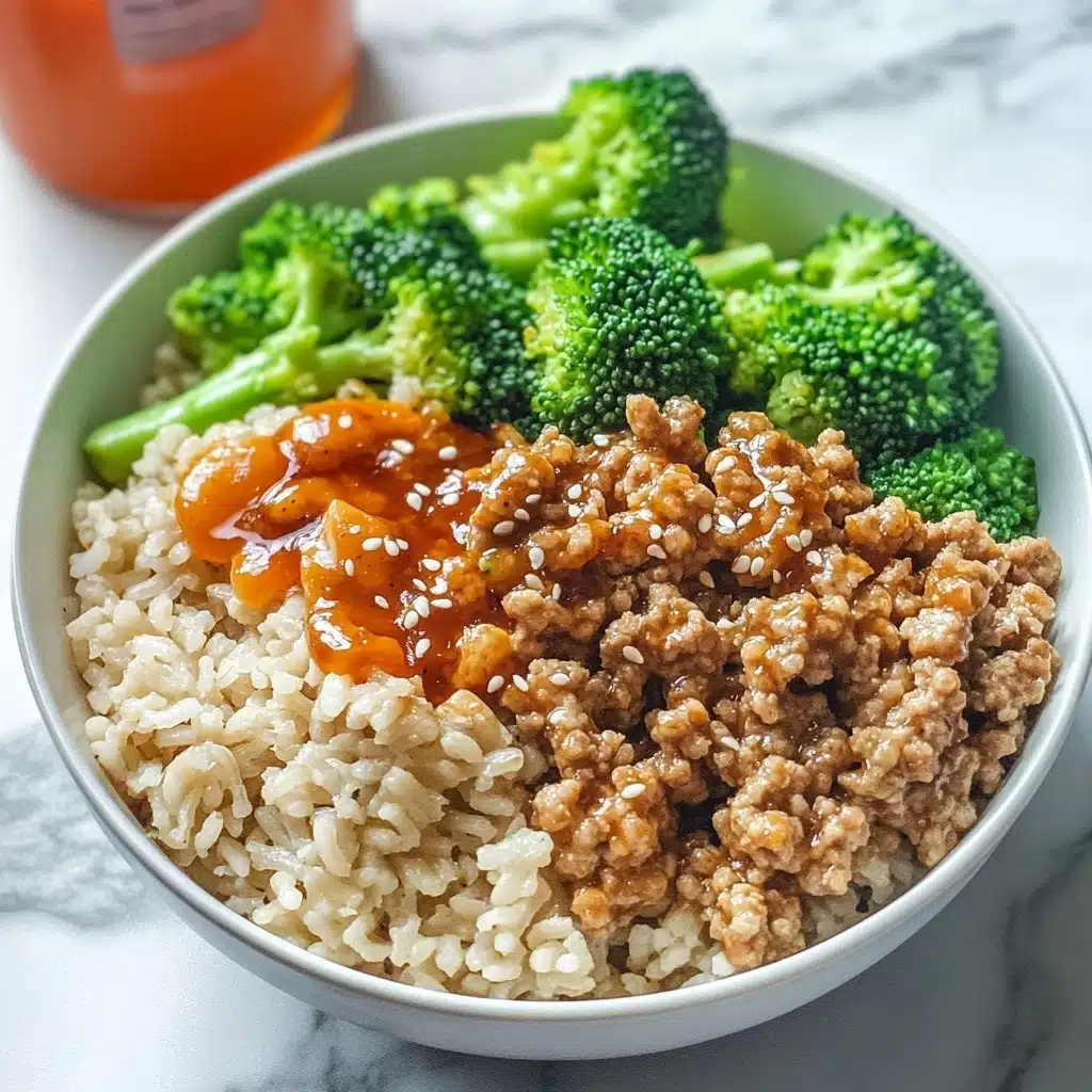 Sweet & Spicy Ground Turkey & Broccoli Bowls Recipe - Recipe Image