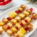 Pineapple Upside Down Cake Kabobs Recipe
